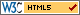 Icona di validit&agrave; dell'XHTML usato, secondo le specifiche del W3C